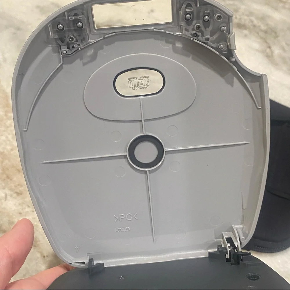 Vtg 90s Panasonic SL-S360 Portable CD Player & CD Jogger Case S-XBS Tested 100% - Picture 17 of 17